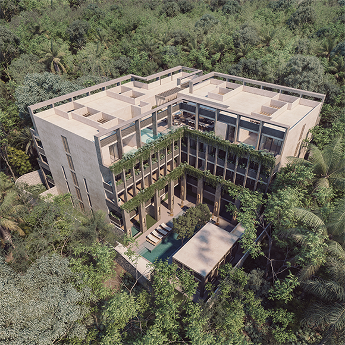 Departamento en venta en Aldea Zama, Tulum — foto 1 de 13
