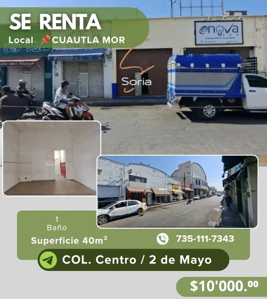 Local en renta en 2 de Mayo, Cuautla — foto 1 de 16