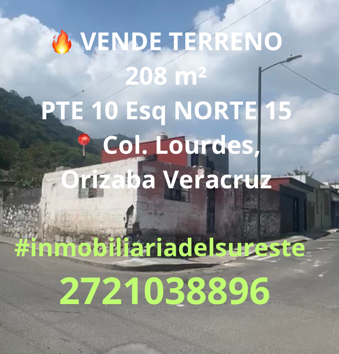 Terreno en venta en Lourdes, Orizaba — foto 1 de 10
