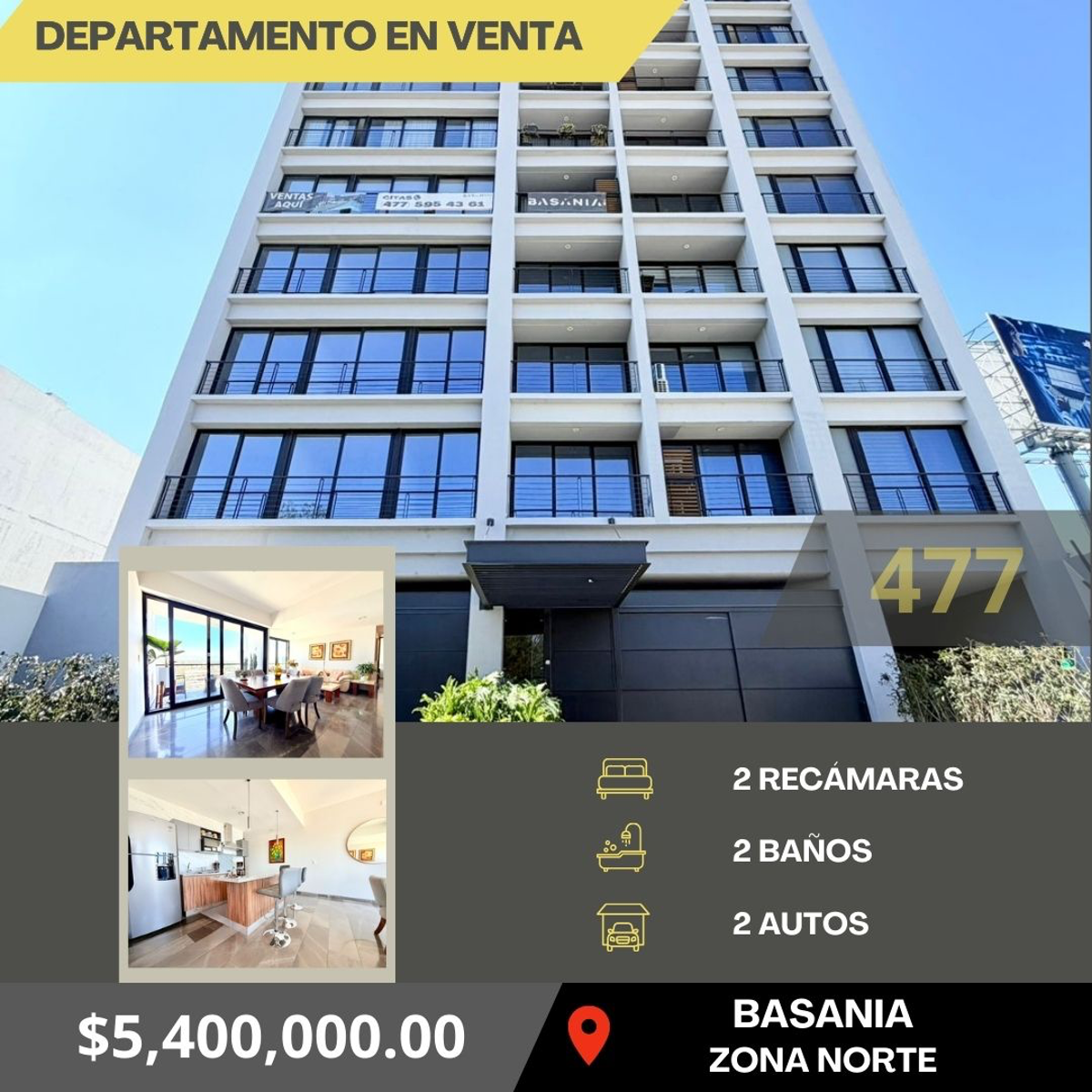 Departamento en venta en Valle del Campestre, León — foto 1 de 22