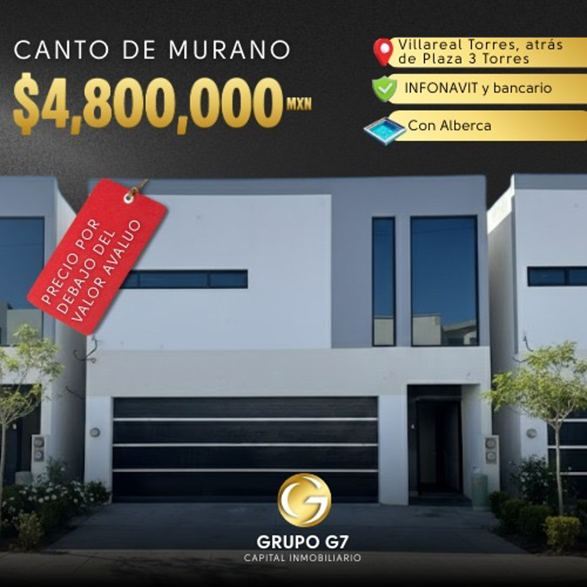 Casa en venta en Canto de Murano, Juárez