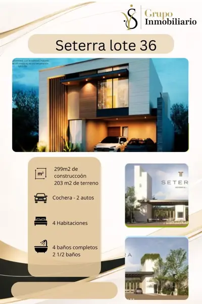 VENTA DE CASA RESIDENCIAL SETERRA