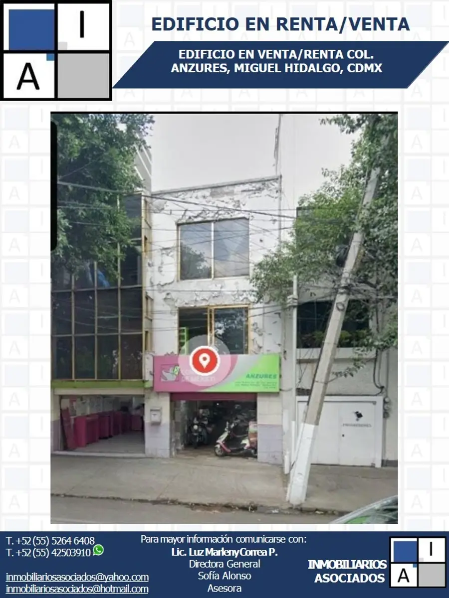 Edificio en venta en Anzures, Miguel Hidalgo — foto 1 de 6