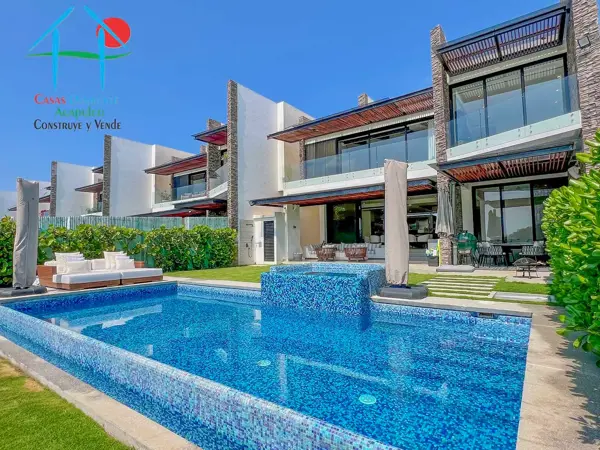 Exclusiva casa en Tres Vidas con alberca, jacuzzi privados y vista al campo de golf