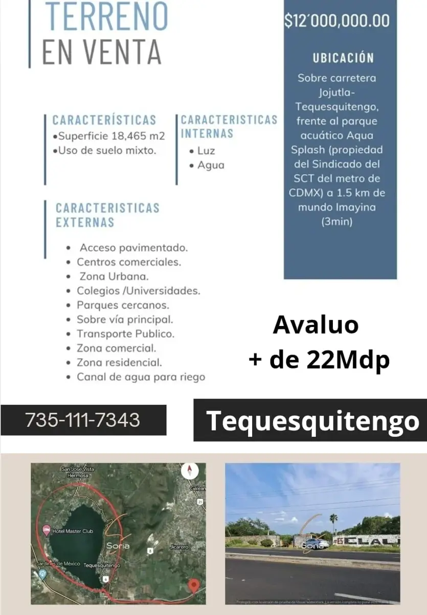 Terreno en venta en Tequesquitengo, Jojutla — foto 1 de 21