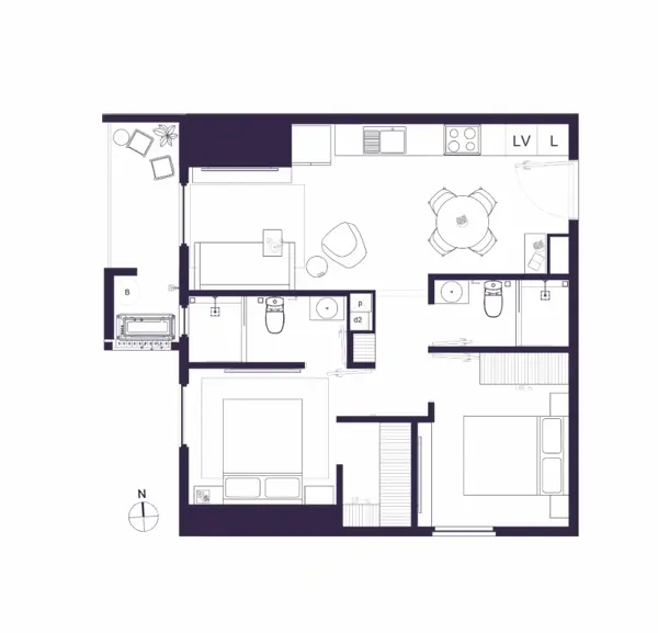 Departamento en Venta en Centro, Monterrey, Nuevo León 2