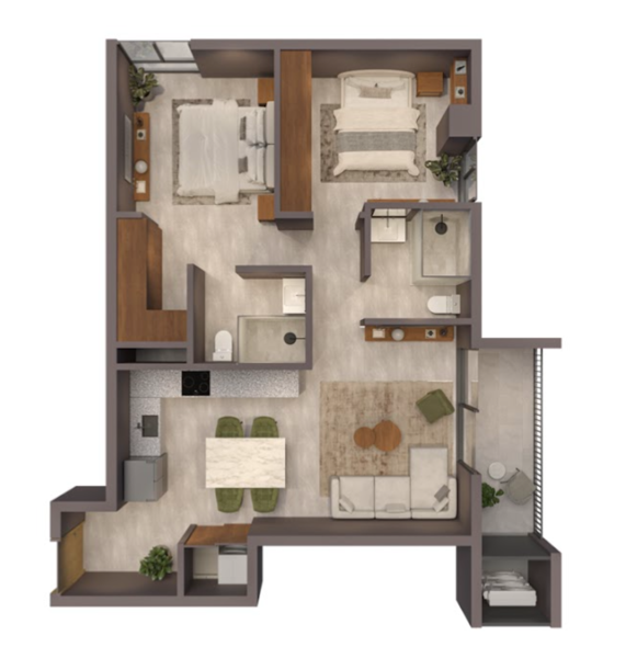 Departamento en venta en Colinas de San Jerónimo, Monterrey — foto 3 de 12