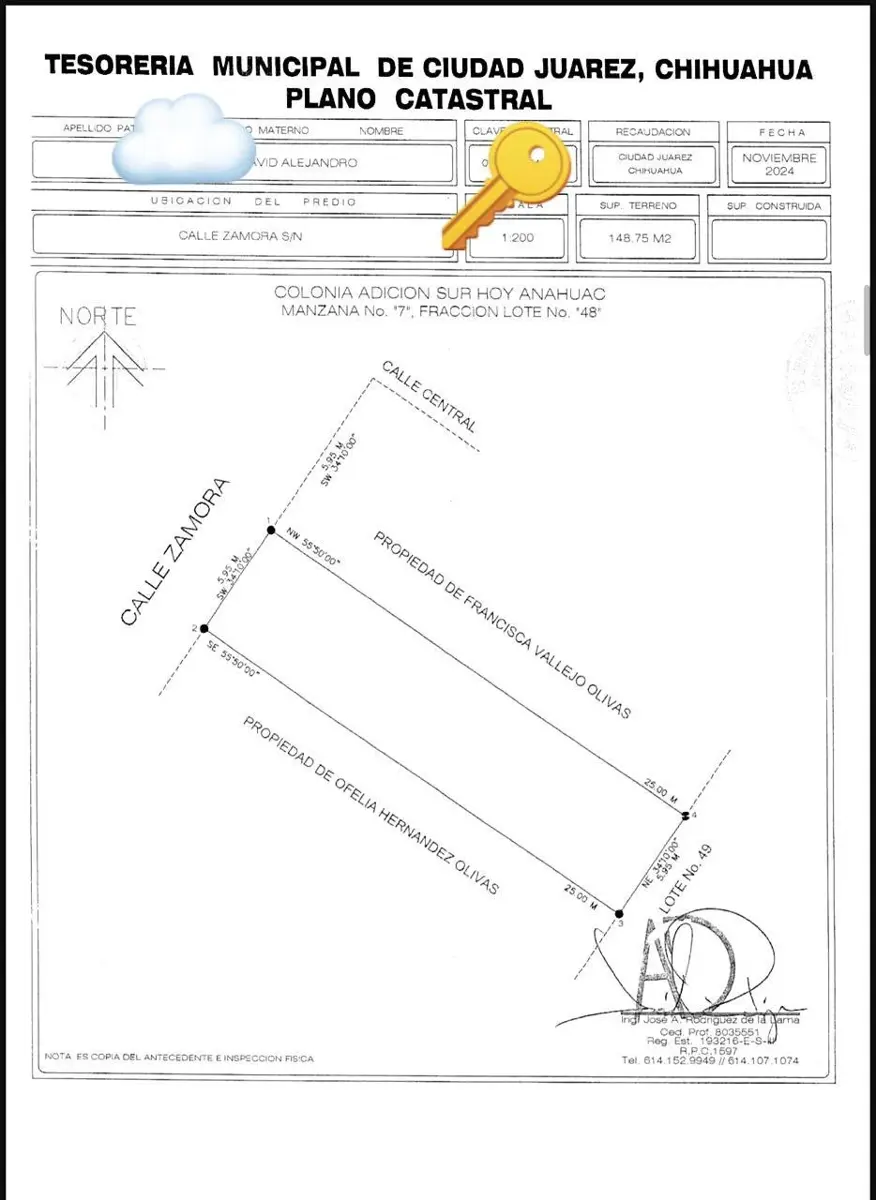 Terreno en venta en Anahuac, Juárez — foto 1 de 3