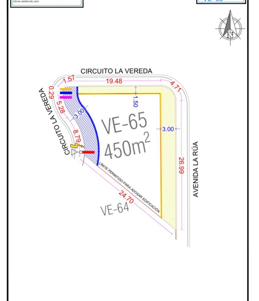 Terreno en venta en La Rúa Residencial, Torreón — foto 3 de 4