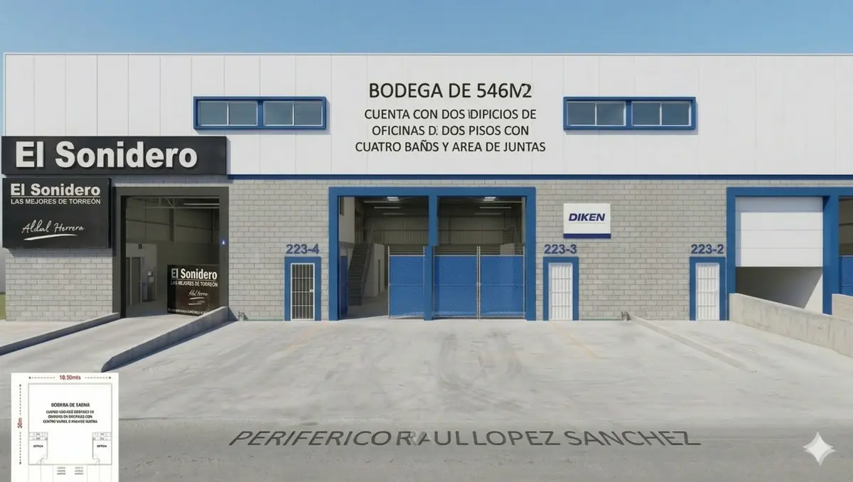 BODEGA DE 546m2 PERIFÉRICO RAUL LÓPEZ SÁNCHEZ BODEGA DE 546m2 PERIFÉRICO RAUL LÓPEZ SÁNCHEZ