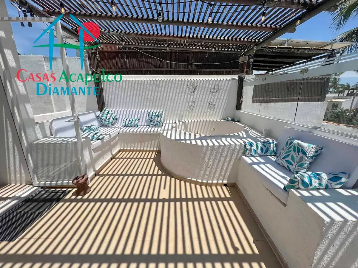 Casa en renta mensual con 3 recámaras, roof garden y jacuzzi privado Casa en renta mensual con 3 recámaras, roof garden y jacuzzi privado