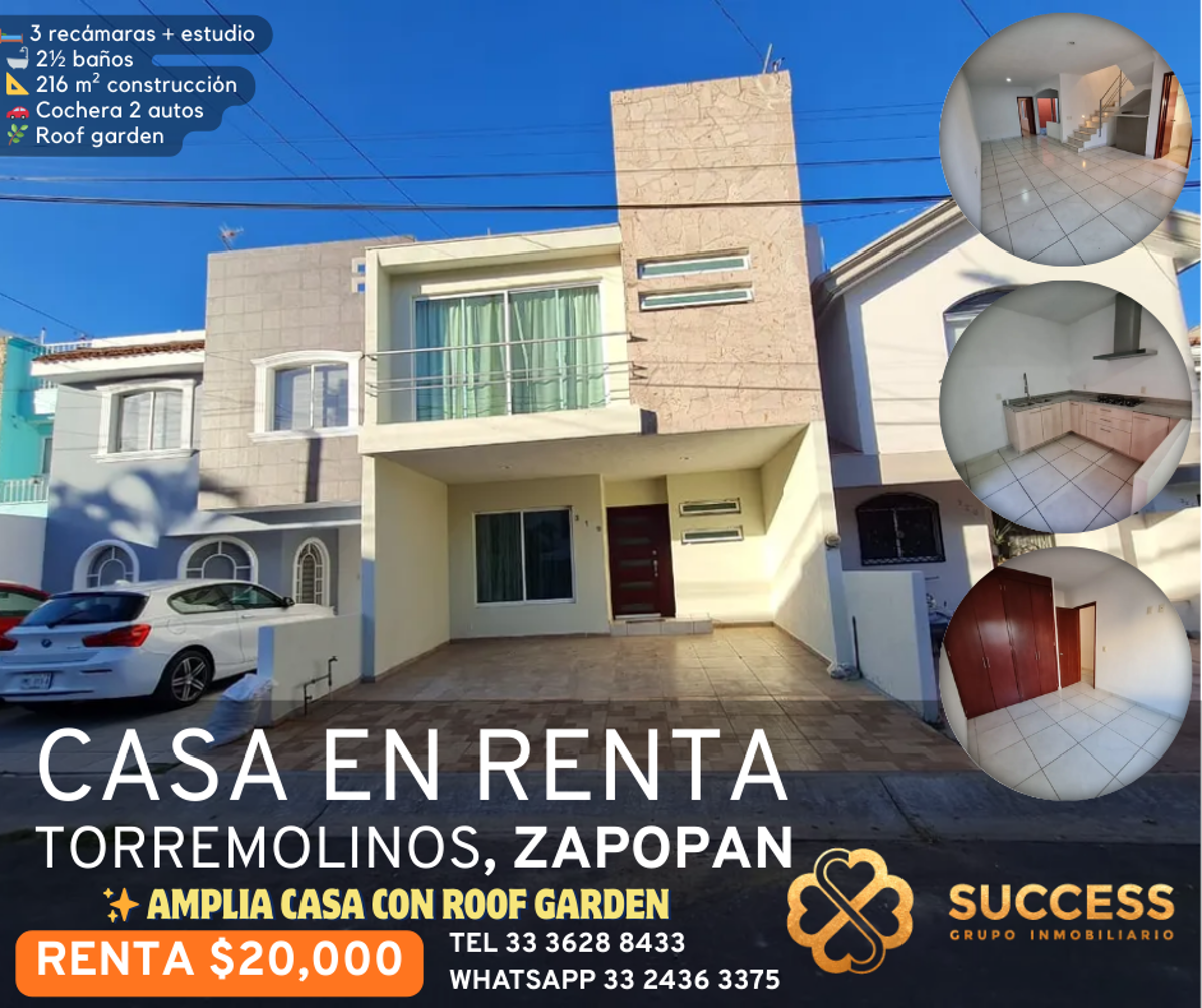 Casa en renta en Villas de Torremolinos, Zapopan — foto 1 de 23