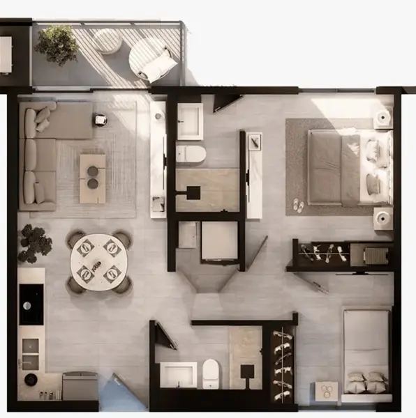 Departamento en venta en Cumbres del Sol, Monterrey — foto 3 de 7