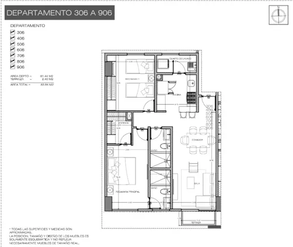 Departamento en venta en Ampliación Granada, Miguel Hidalgo — foto 2 de 5