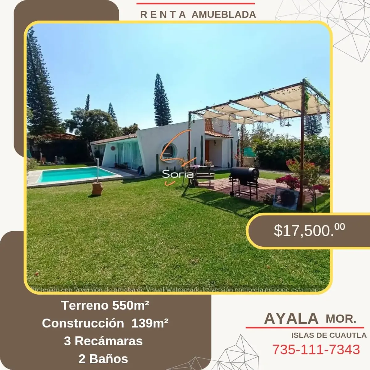 Casa en renta en Isla de Cuautla, Ayala — foto 1 de 16