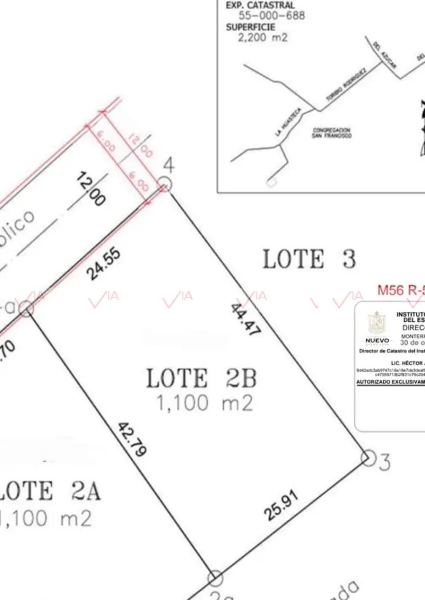 Terreno en venta en Huajuquito o los Cavazos, Santiago — foto 1 de 12