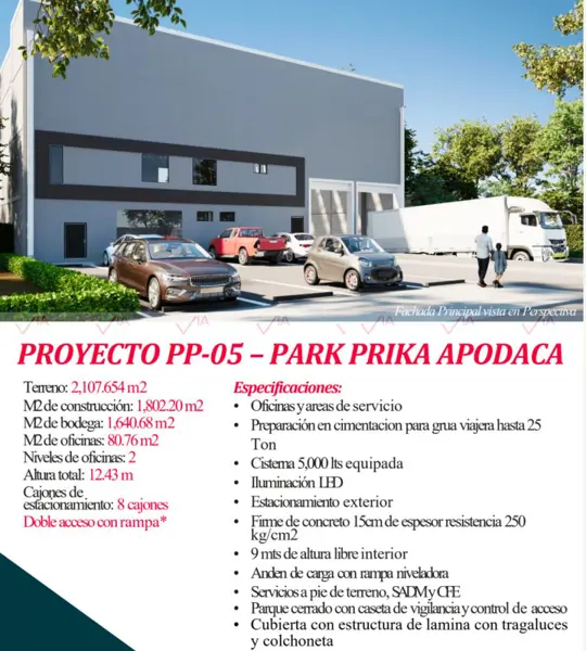 Bodega en venta en Agua Fría, Apodaca — foto 2 de 9