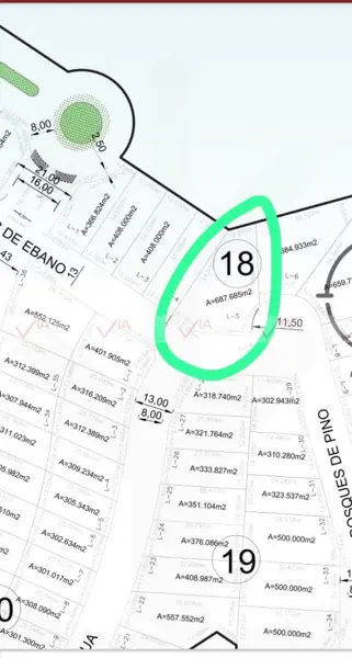 Terreno en venta en Bosques de las Misiones Sector Encino, Santiago — foto 2 de 8