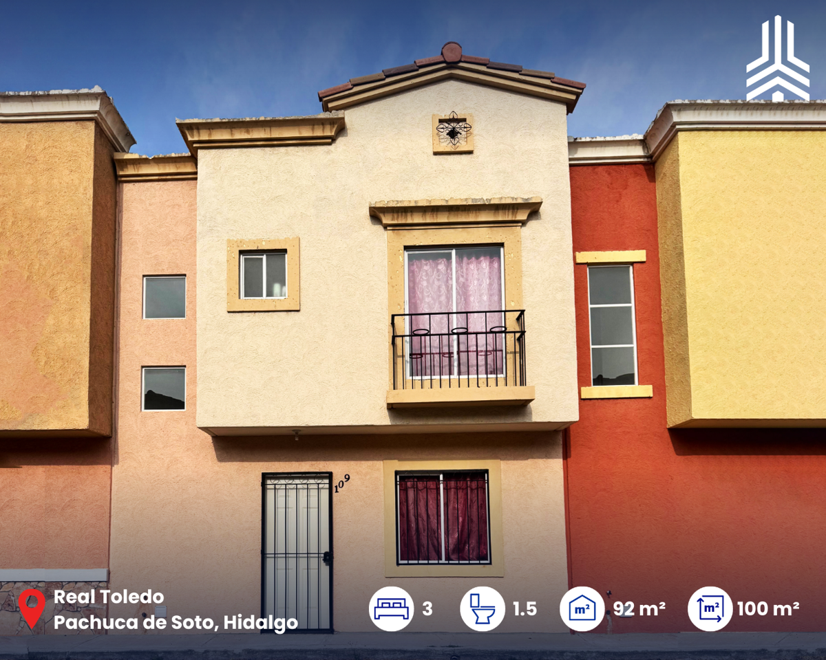 Casa en venta en Real Toledo, Pachuca de Soto — foto 1 de 10