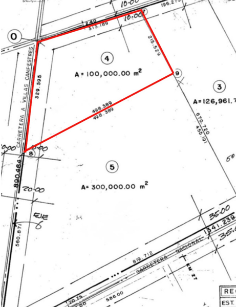 TERRENO DE 10 HA. EN VENTA EN CARRETERA A LAREDO