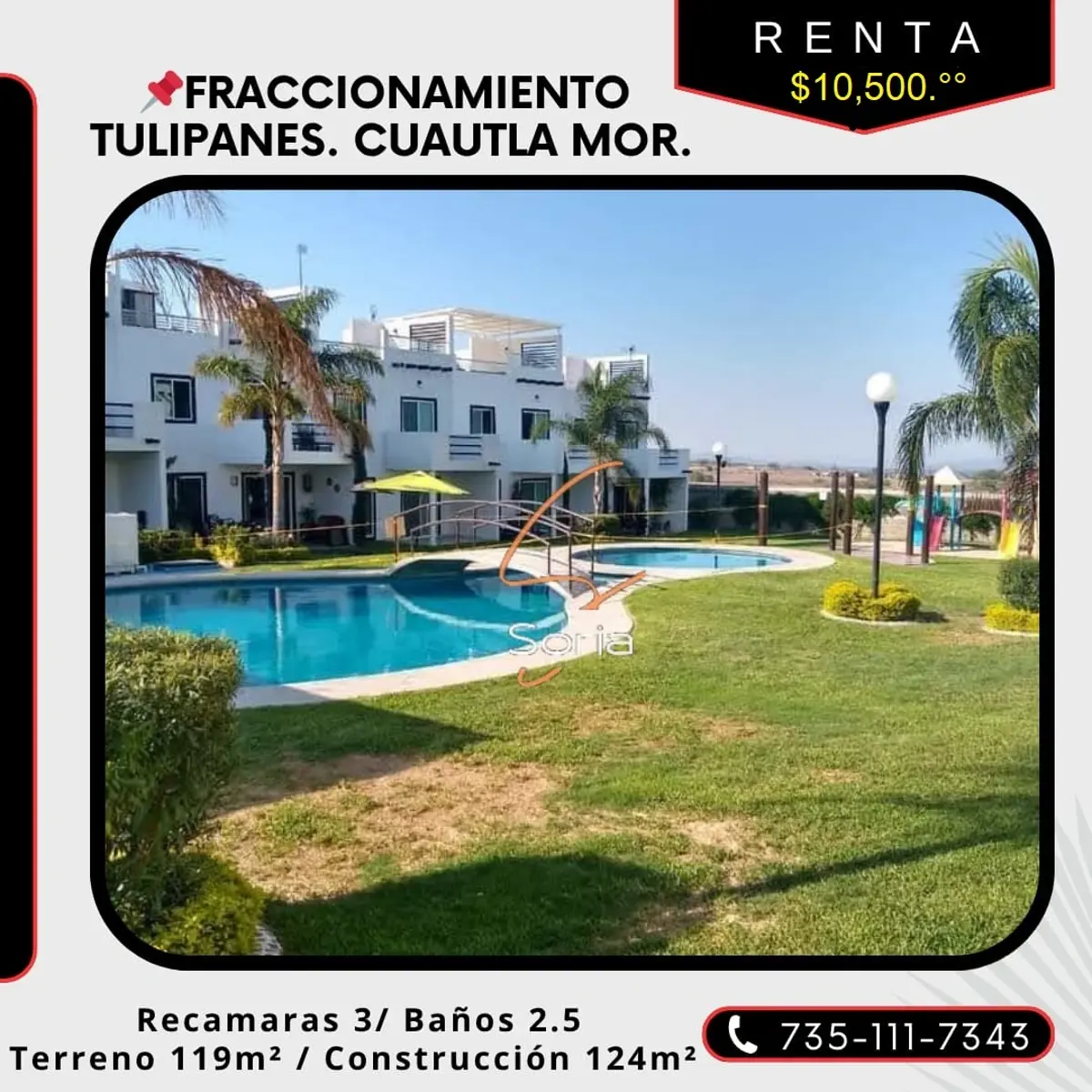 Casa en renta en Paraiso, Cuautla — foto 1 de 30
