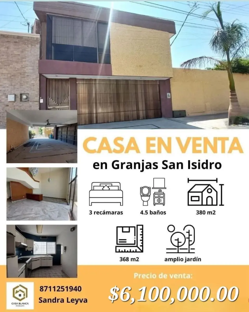 Casa en venta en Granjas San Isidro, Torreón — foto 1 de 14