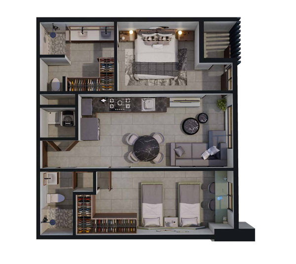 Departamento en Venta en Monterrey Centro, Monterrey, Nuevo León 2
