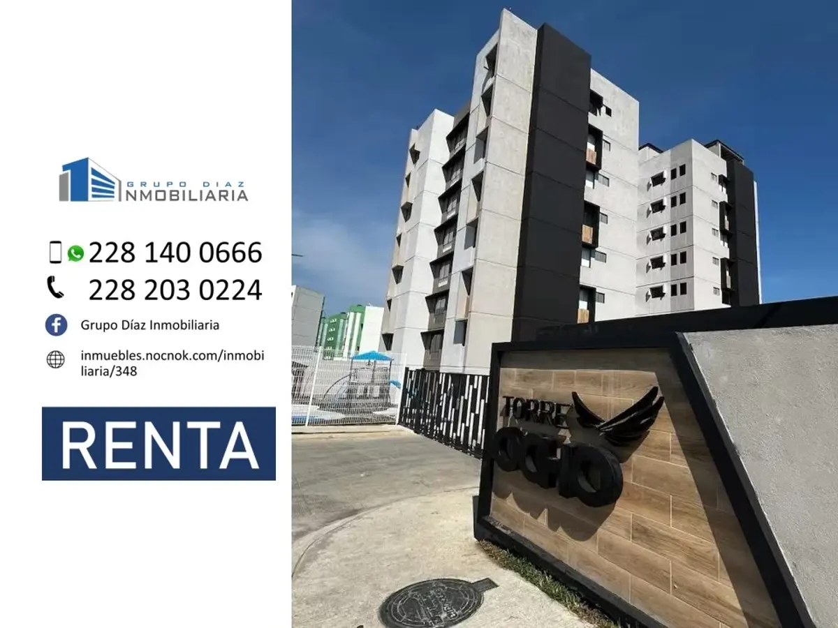 Departamento en renta en Valle Real, Xalapa — foto 1 de 12