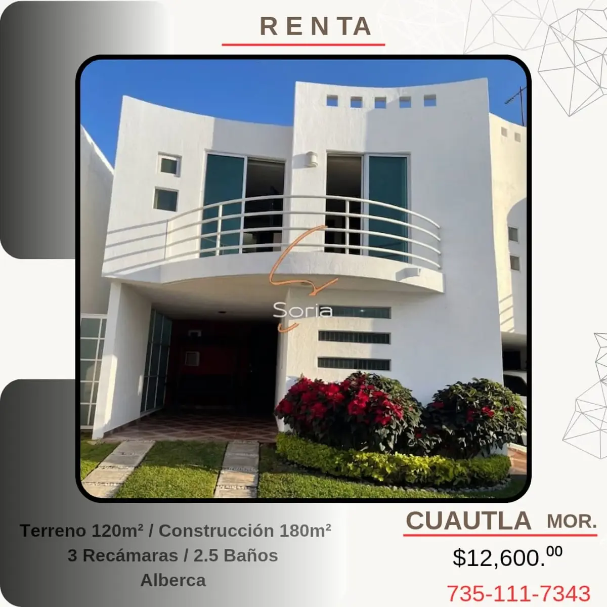 Casa en renta en Sitio del Sol, Cuautla — foto 1 de 24