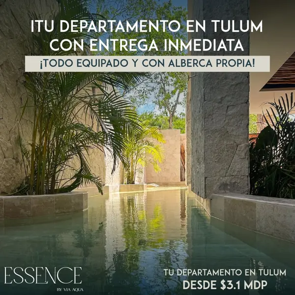 Hermoso Departamento-Estudio en Tulum