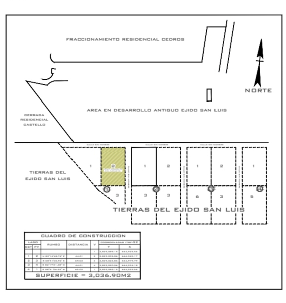 Terreno en venta en Plan de San Luis, Torreón — foto 2 de 2