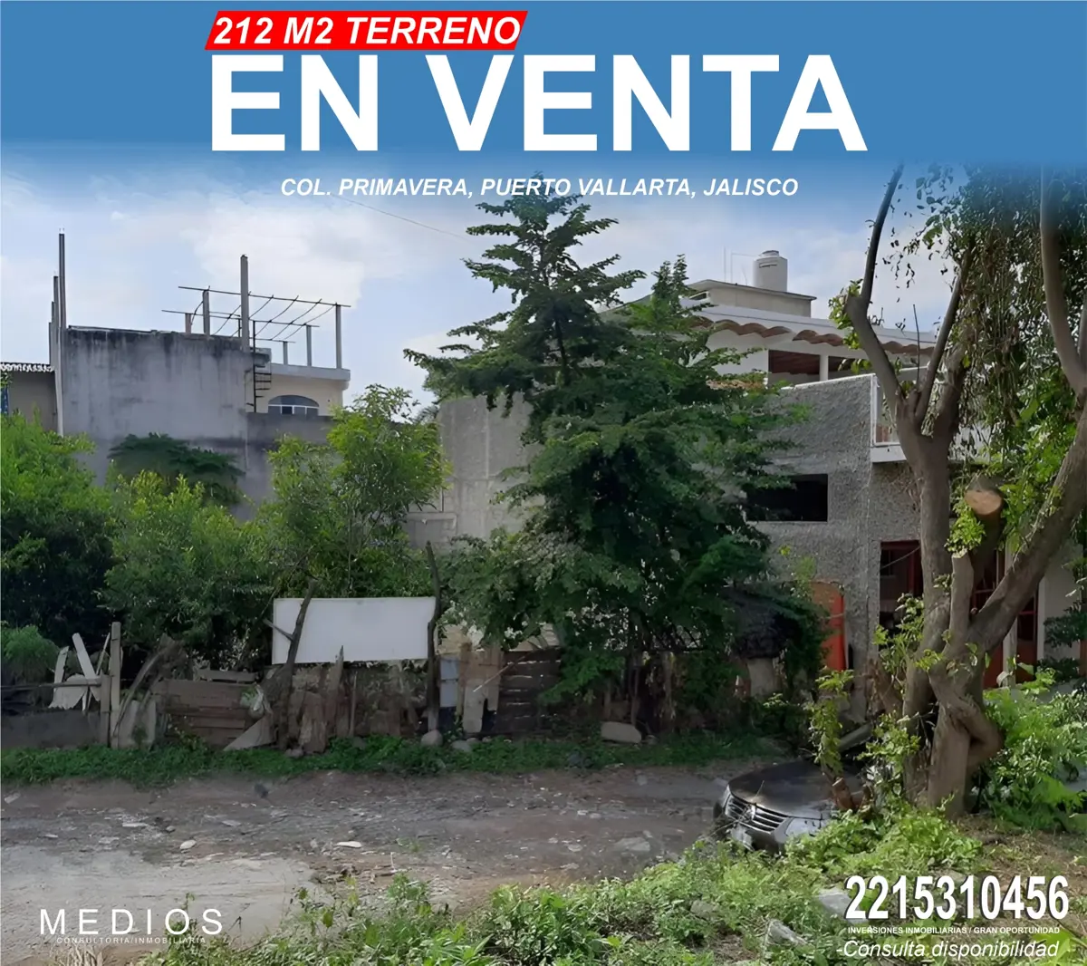 Terreno en venta en Primavera, Puerto Vallarta — foto 1 de 3
