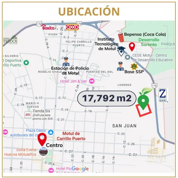 Terreno en venta en Motul de Carrillo Puerto Centro, Motul — foto 2 de 9