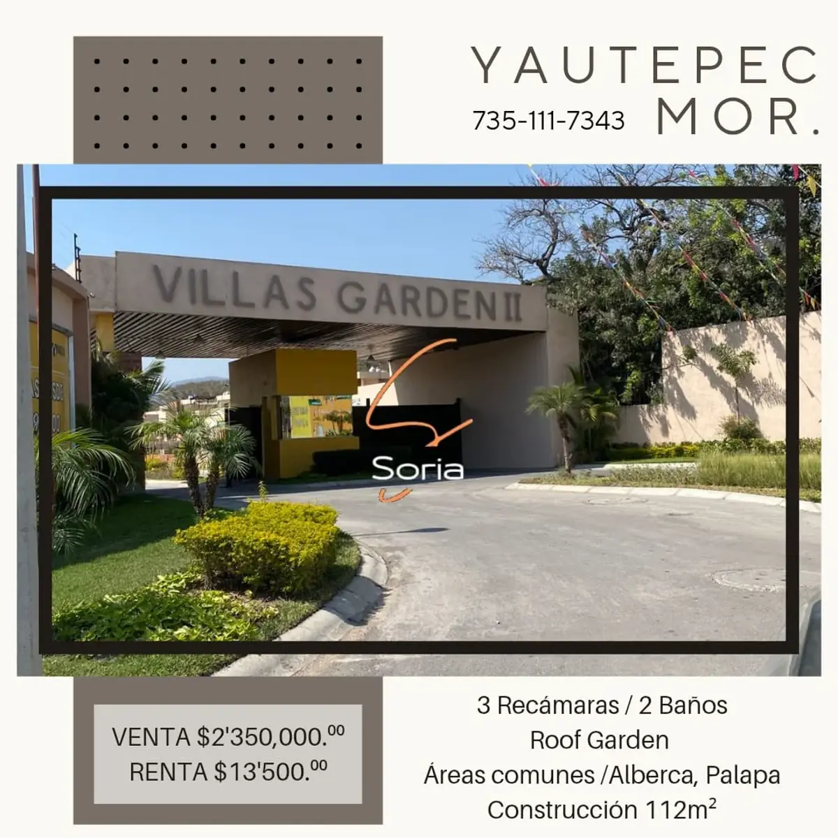 Casa en renta en Villas Gearden II, Yautepec — foto 1 de 33