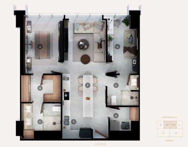 Departamento en Venta en Jardines de Campestre, San Pedro Garza García, Nuevo León 2