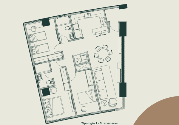 Departamento en Venta en Santa Maria, Monterrey, Nuevo León 2