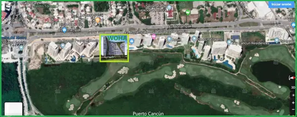 Departamento 2 Recámaras en PRE Venta a Estrenar, WOHA Puerto Cancún, Av. Bonampak.