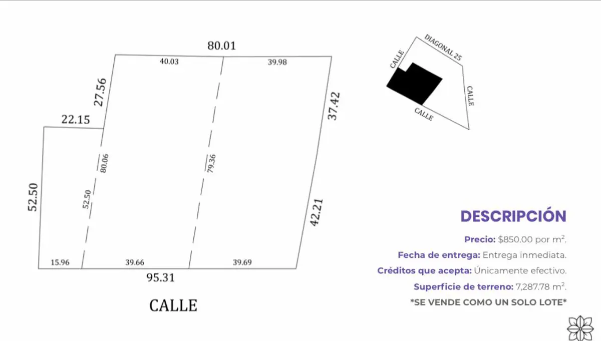 Terreno en venta en Cholul, Mérida — foto 1 de 6