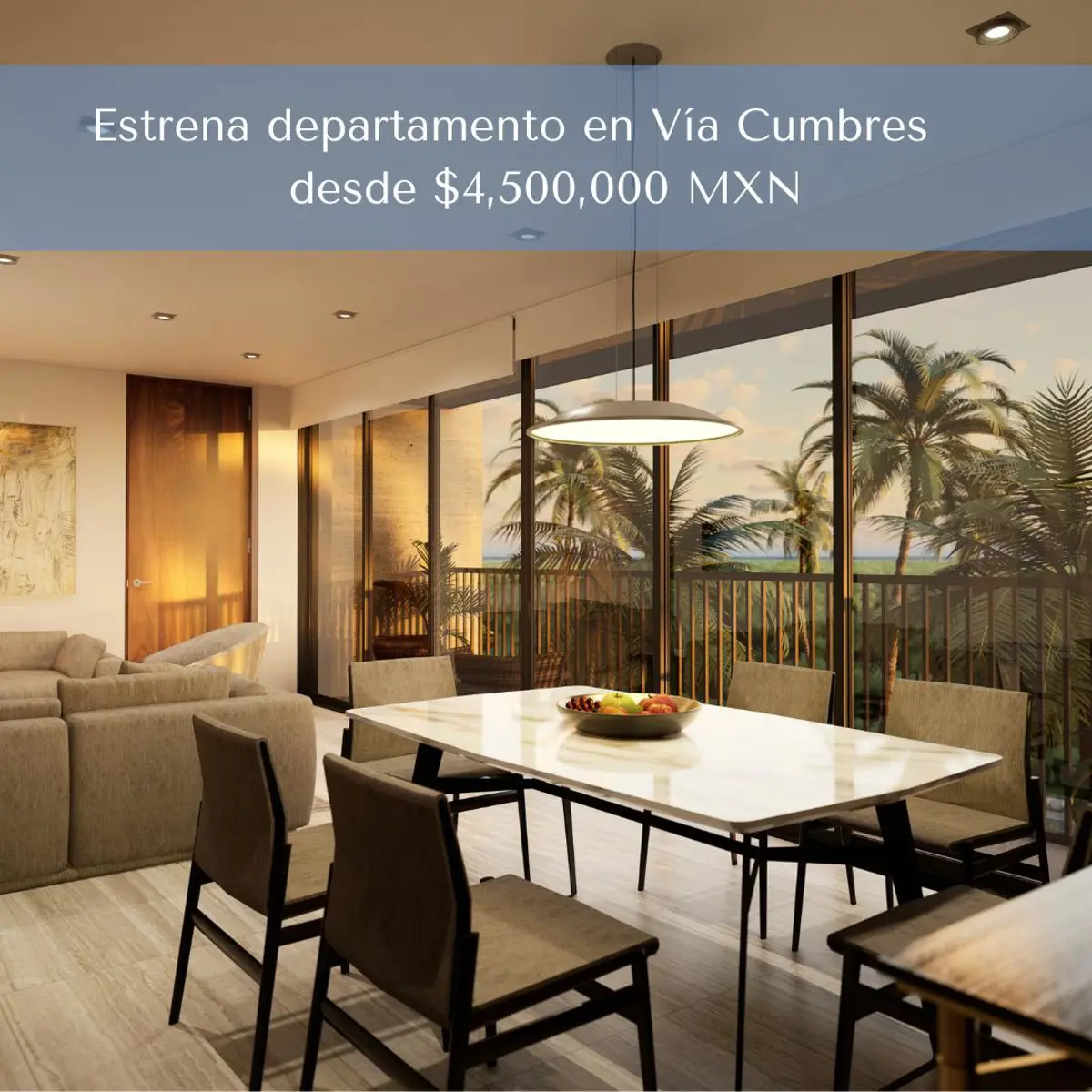 Departamento en venta en Cancún, Benito Juárez — foto 1 de 12