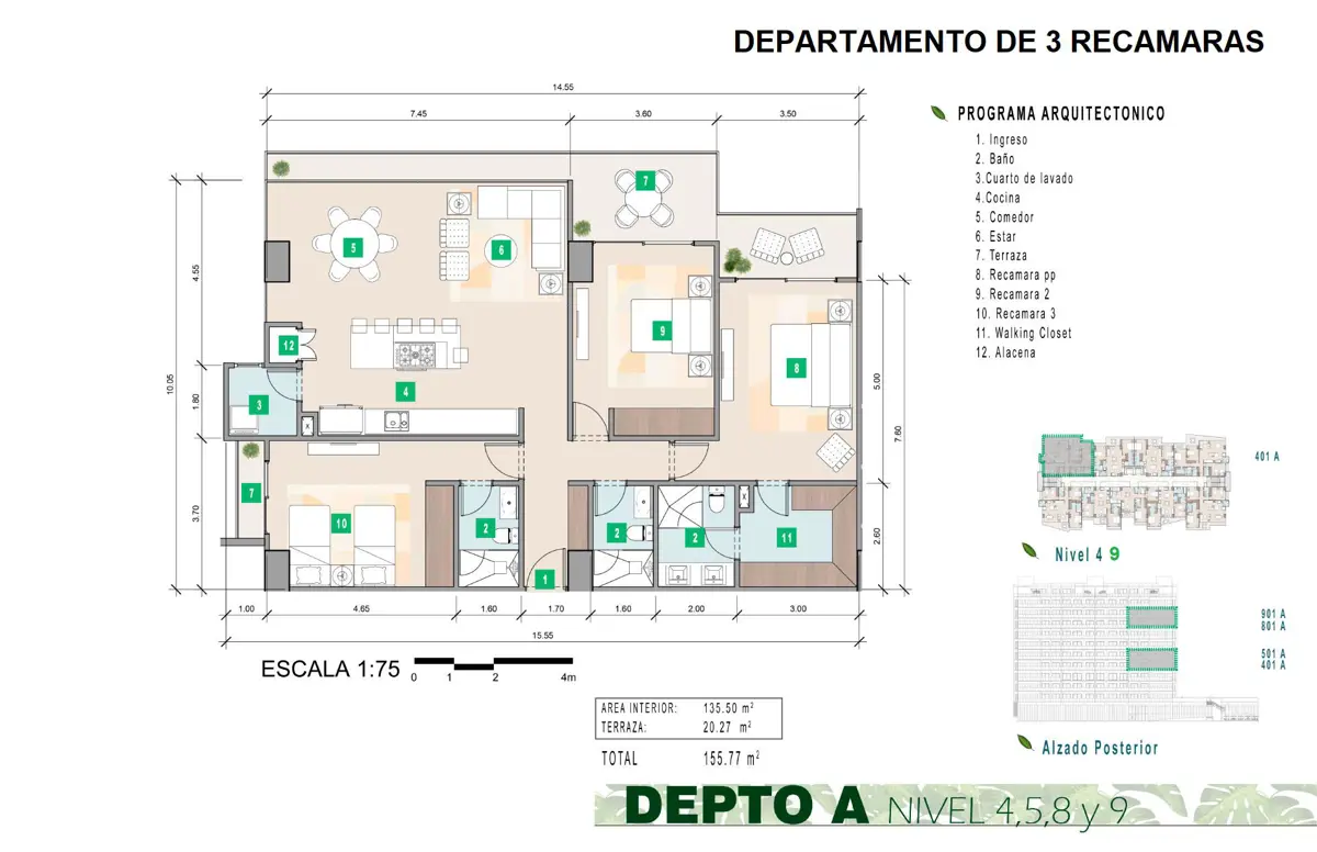 Departamento en venta en Cancún, Benito Juárez — foto 1 de 17