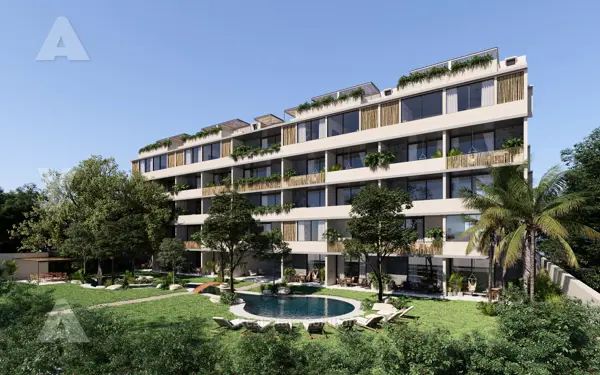Departamento Estudio en Pre Venta, 1 Recámara, Avenida de los Colegios, Cancún.