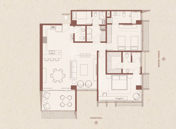 Departamento en Venta en Veredalta, San Pedro Garza García, Nuevo León 2