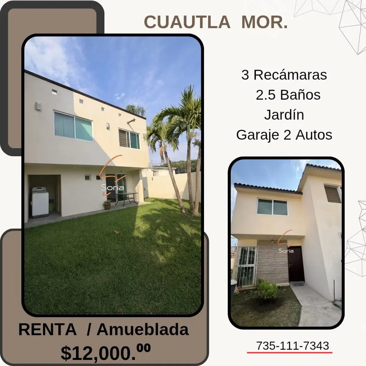 Casa en renta en Miguel Hidalgo, Cuautla — foto 1 de 11