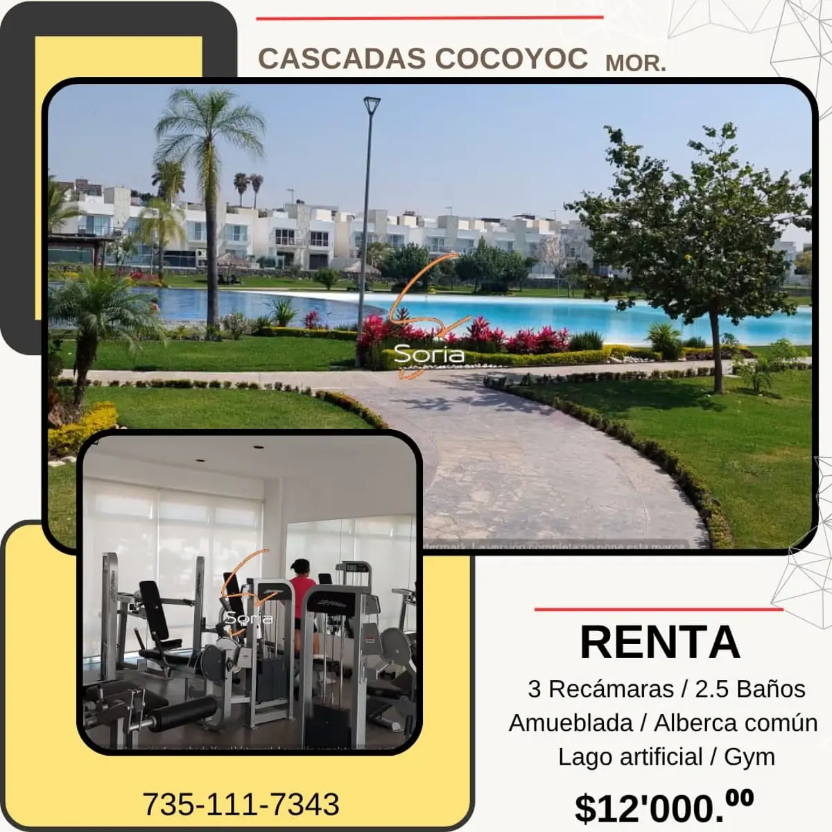 Casa en renta en Cascadas Cocoyoc, Yautepec — foto 1 de 23