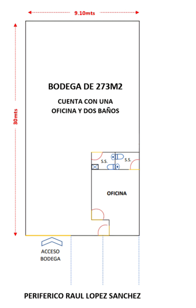 Bodega en renta en Plan de San Luis, Torreón — foto 2 de 2