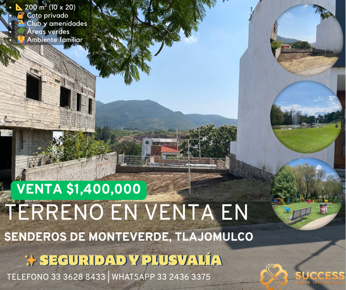 Terreno en venta en Senderos de Monte Verde, Tlajomulco de Zúñiga — foto 1 de 7