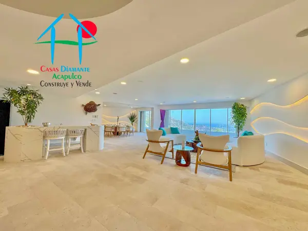Departamento en venta con 3 recámaras y 2 terrazas con vista al mar