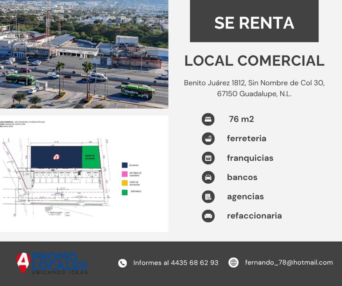 Local en renta en Exposicion, Guadalupe — foto 1 de 3