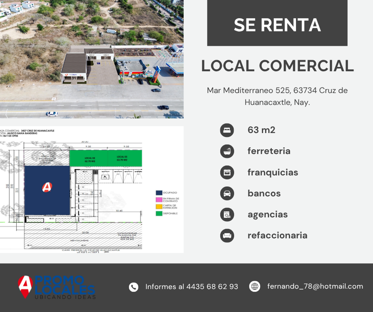 Local en renta en Cruz de Huanacaxtle, Bahía de Banderas — foto 1 de 3