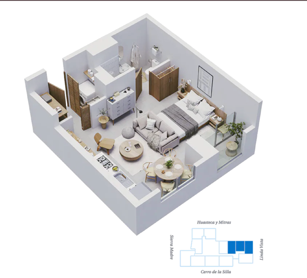 Departamento en venta en Monterrey Centro, Monterrey — foto 3 de 4